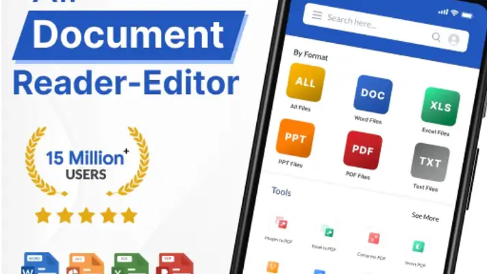Word, PDF, XLS, PPT: A1 Office screenshot 1
