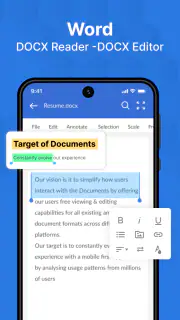 Word, PDF, XLS, PPT: A1 Office screenshot 4