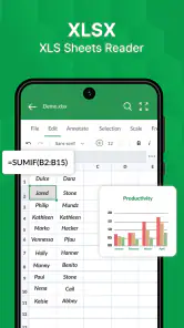 Word, PDF, XLS, PPT: A1 Office screenshot