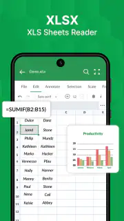 Word, PDF, XLS, PPT: A1 Office screenshot 5