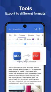 Word, PDF, XLS, PPT: A1 Office screenshot