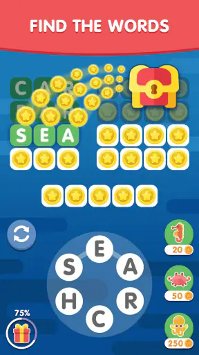 Word Search Sea: Puzzle Game screenshot 1
