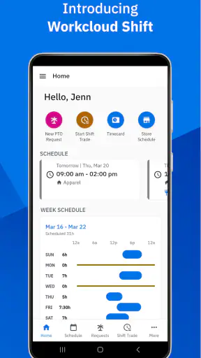 Workcloud Shift screenshot 1