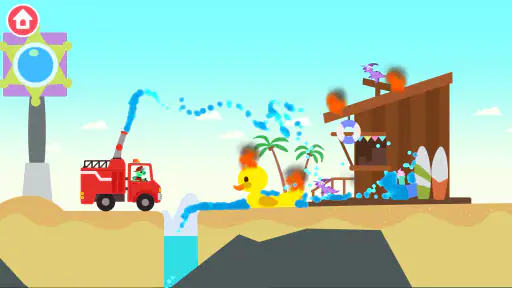 Wóz Strażacki Dinozaurów screenshot