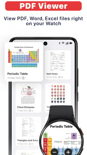 WristDocs - PDF Wear OS Viewer screenshot 1