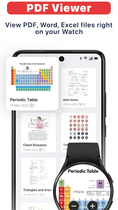 WristDocs - PDF Wear OS Viewer screenshot 1