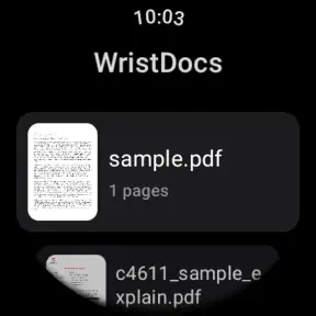 WristDocs - PDF Wear OS Viewer screenshot 4