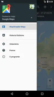 Współrzędne Mapy screenshot 2