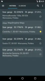 Współrzędne Mapy screenshot 4