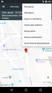 Współrzędne Mapy screenshot 7