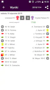 Wyniki dla Premier League 2025 screenshot