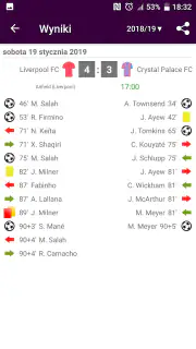 Wyniki dla Premier League 2025 screenshot 4