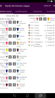 Wyniki dla Premier League 2025 screenshot 7