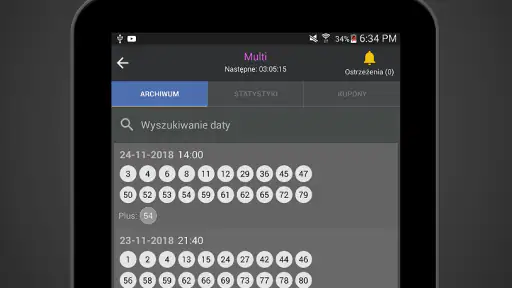 Wyniki Lotto – Statystyki screenshot 7