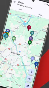 Wyszukiwarka gór i szczytów screenshot
