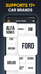 Wyszukiwarka Kodów Radiowych screenshot