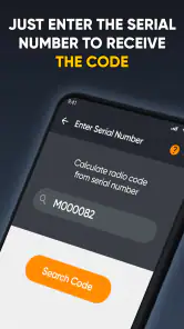 Wyszukiwarka Kodów Radiowych screenshot