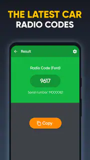 Wyszukiwarka Kodów Radiowych screenshot 4