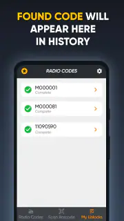 Wyszukiwarka Kodów Radiowych screenshot 7
