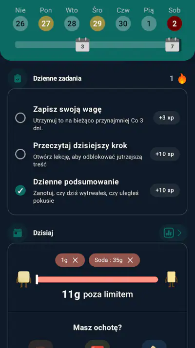 Wyzwanie bez cukru screenshot 1