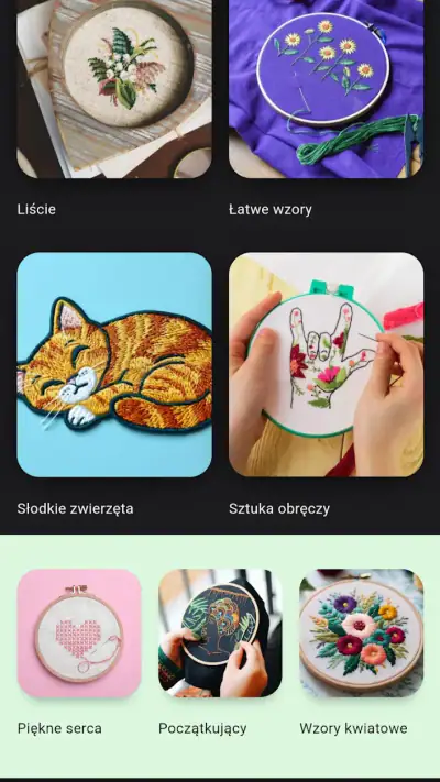 Wzory haftów i ściegów screenshot 1