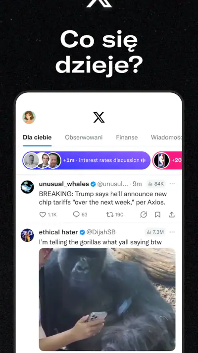 X screenshot 1