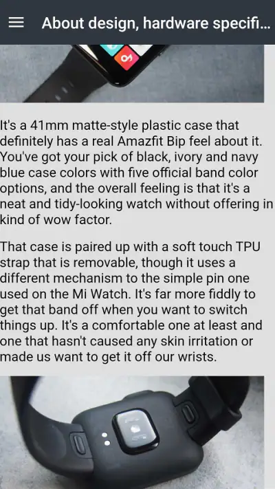 Xiaomi Mi Watch Lite Guide screenshot 1