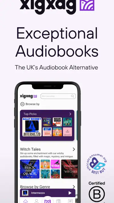 xigxag: Audiobooks, But Better screenshot 1