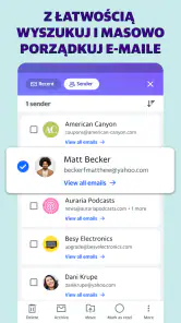 Yahoo Mail - Utrzymać porządek screenshot