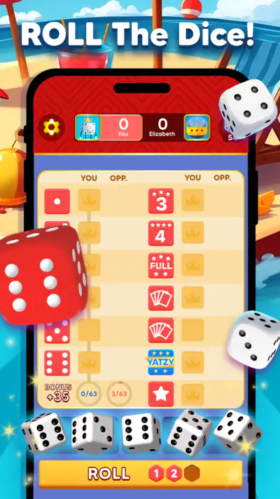 Yatzy Royale: Dice Game Online screenshot 1
