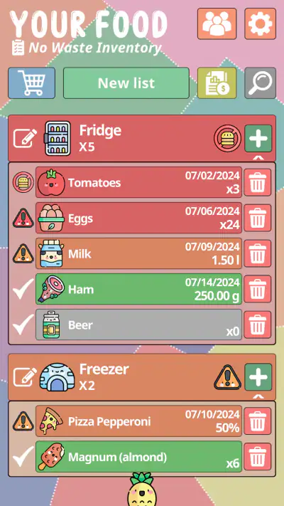 Your Food - Zero Marnotrawstwa screenshot 1