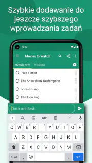 Zadania: listy zadań to-do screenshot 3