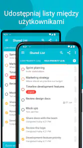 Zadania: listy zadań to-do screenshot