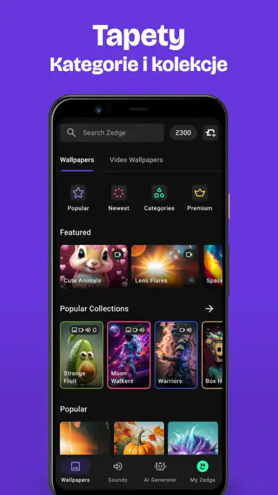 ZEDGE™ tła, dzwonki screenshot 1