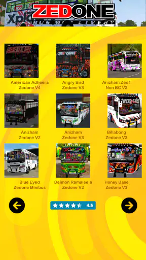 Zedone Bus Mods Livery App screenshot 1