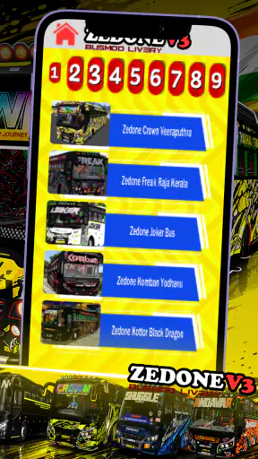 Zedone V3 Bus Mod Livery screenshot 1
