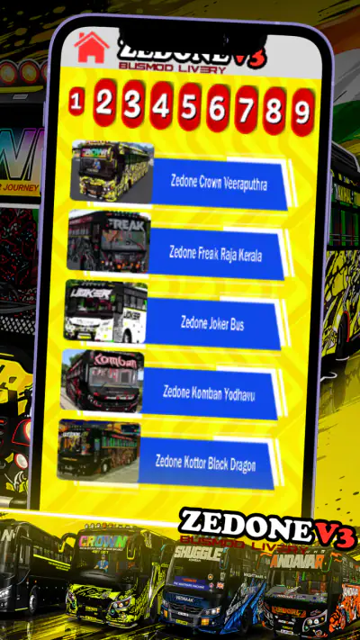 Zedone V3 Bus Mod Livery screenshot 1