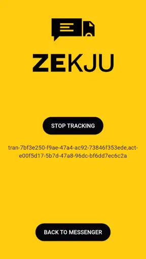 ZeKju Tracking Companion screenshot 1