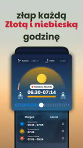 Złota godzina i Zachód słońca screenshot