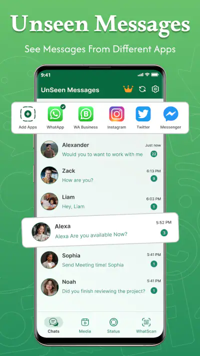 zobacz usunięte wiadomości screenshot 1