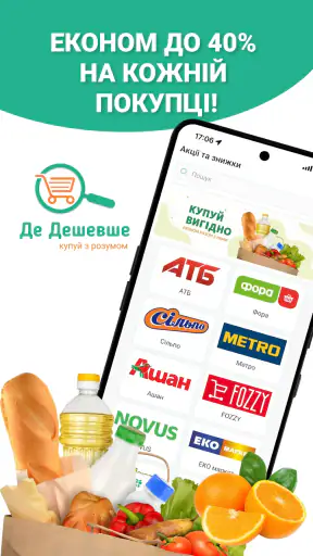Де Дешевше - акції, знижки screenshot 1
