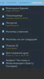 Церковные службы и молитвослов screenshot 4
